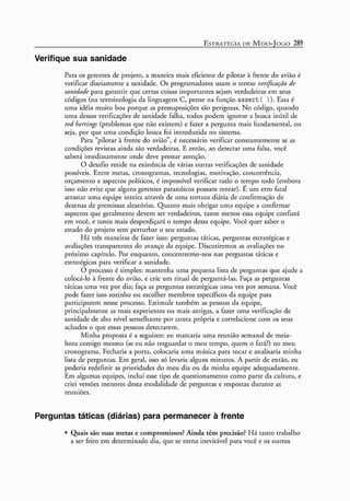 A arte do gerenciamento de projetos