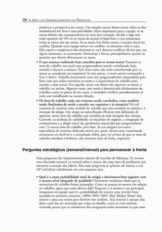 A arte do gerenciamento de projetos