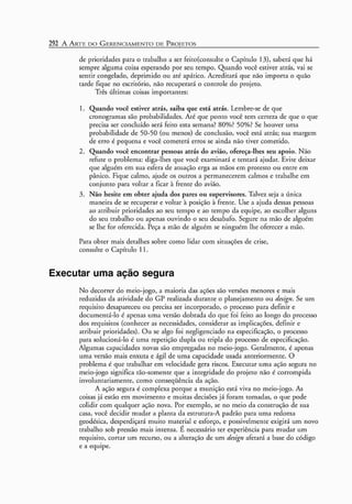 A arte do gerenciamento de projetos