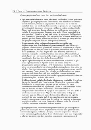 A arte do gerenciamento de projetos