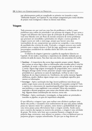 A arte do gerenciamento de projetos