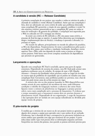 A arte do gerenciamento de projetos