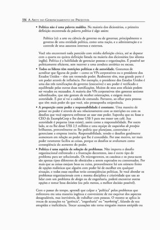 A arte do gerenciamento de projetos