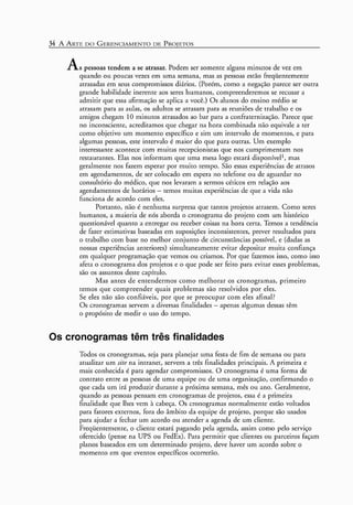 A arte do gerenciamento de projetos