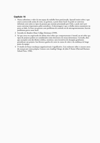 A arte do gerenciamento de projetos