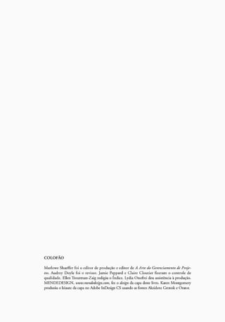 A arte do gerenciamento de projetos