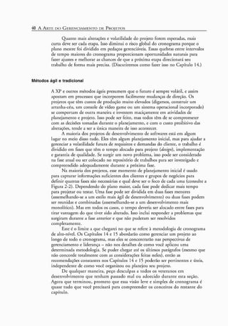 A arte do gerenciamento de projetos