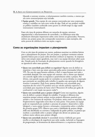 A arte do gerenciamento de projetos