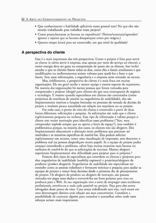 A arte do gerenciamento de projetos