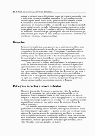 A arte do gerenciamento de projetos