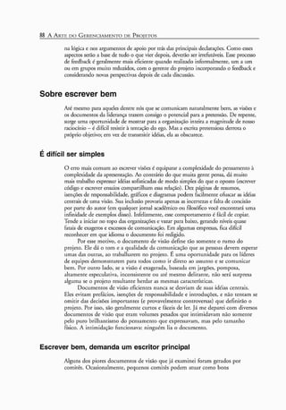 A arte do gerenciamento de projetos