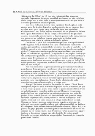 A arte do gerenciamento de projetos