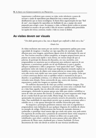 A arte do gerenciamento de projetos