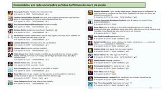 Comentários em rede social sobre as fotos da Pintura do muro da escola

20

 
