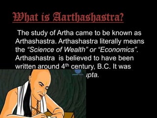 Aarthashastra | PPTX