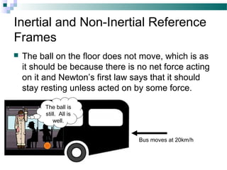 inertial and non inertial frames of reference Aarti panwar BSC I 2018 | PPT