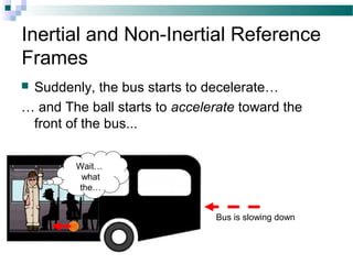 inertial and non inertial frames of reference Aarti panwar BSC I 2018 | PPT