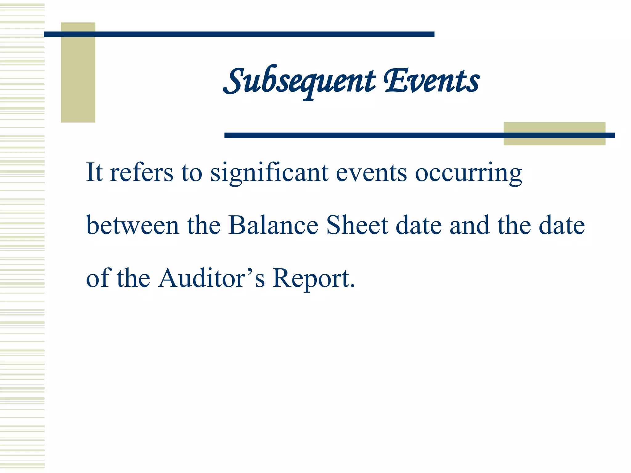 Auditing And Assurance Standards | PPT