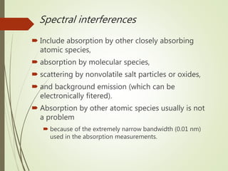 Atomic absorption Spectrophotometry | PPTX