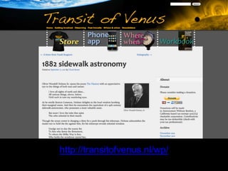 Transit of Venus Culture