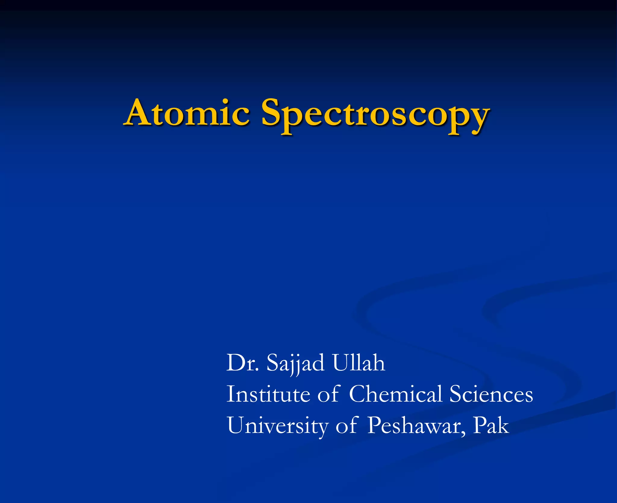 Atomic Absorption Spectroscopy (AAS) | PDF | Chemistry | Science