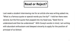 Read or Reject?
6
 