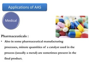 AAS Applications for heavy metal determination | PPTX