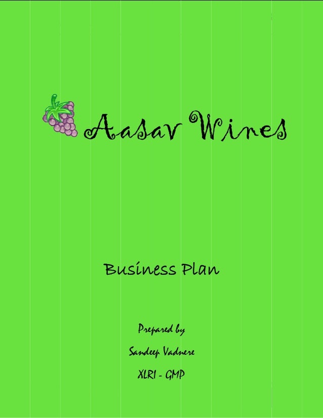 Boutique winery business plan