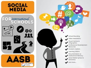 Social
Media
forinternational
Schools
AASB
 