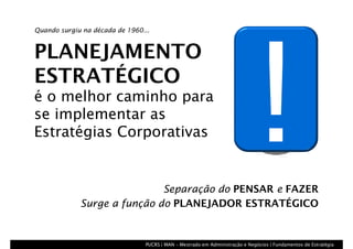 A Ascensão e Queda do Planejamento Estratégico