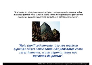 A Ascensão e Queda do Planejamento Estratégico