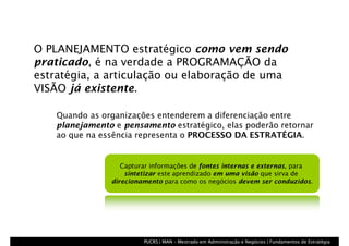 A Ascensão e Queda do Planejamento Estratégico