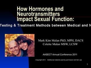 How Hormones and Neurotransmitters  Impact Sexual Function:  ,[object Object]