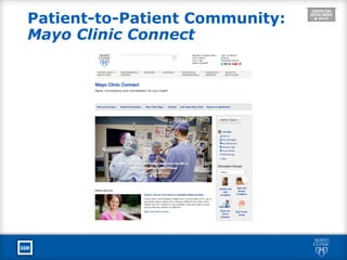 Coming Wednesday: The New
Mayo Clinic Connect
 