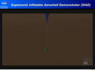 Supersonic Inflatable Aeroshell Demonstrator (SIAD) 