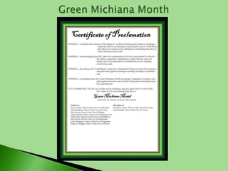 Green Michiana Month