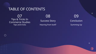 Commerce life. why choose commerce after 10th | PPTX