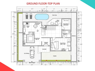 GROUND FLOOR-TOP PLAN
 