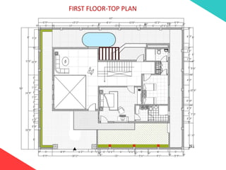 FIRST FLOOR-TOP PLAN
 