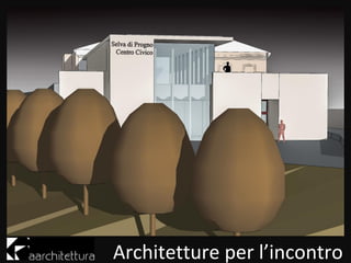 Architetture per l’incontro
 