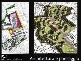 Architettura e paesaggio
 