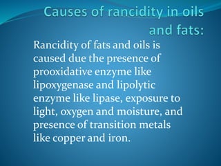 chemistry OF FOODS | PPT