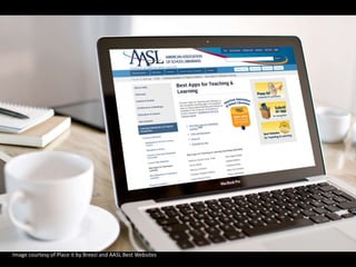 Image courtesy of Place it by Breezi and AASL Best Websites
 