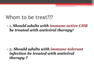 Aasld guidelines for diagnosis & treatment of chronic hepatitis b | PPTX