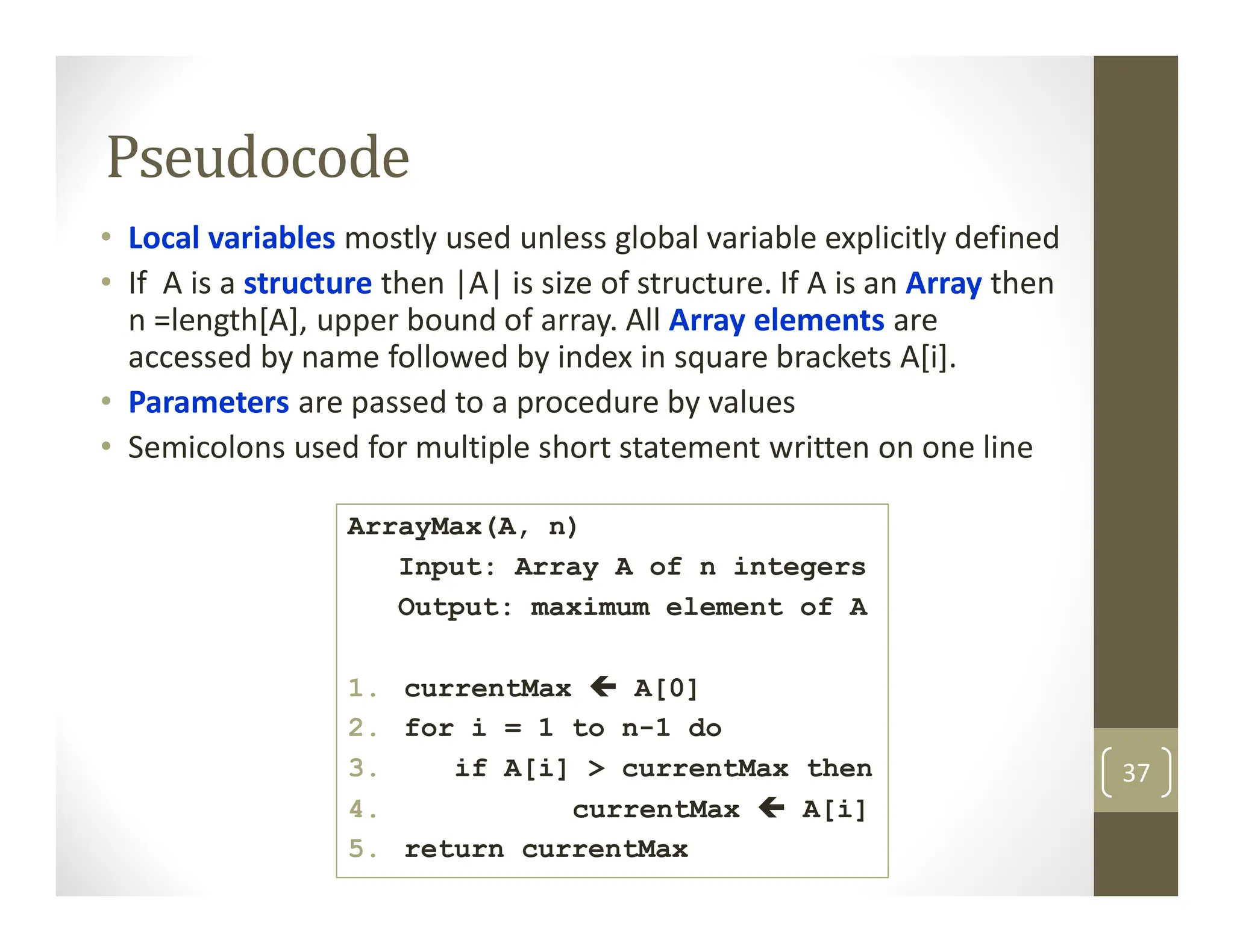 Introduction to analysis algorithm in computer Science | PPT