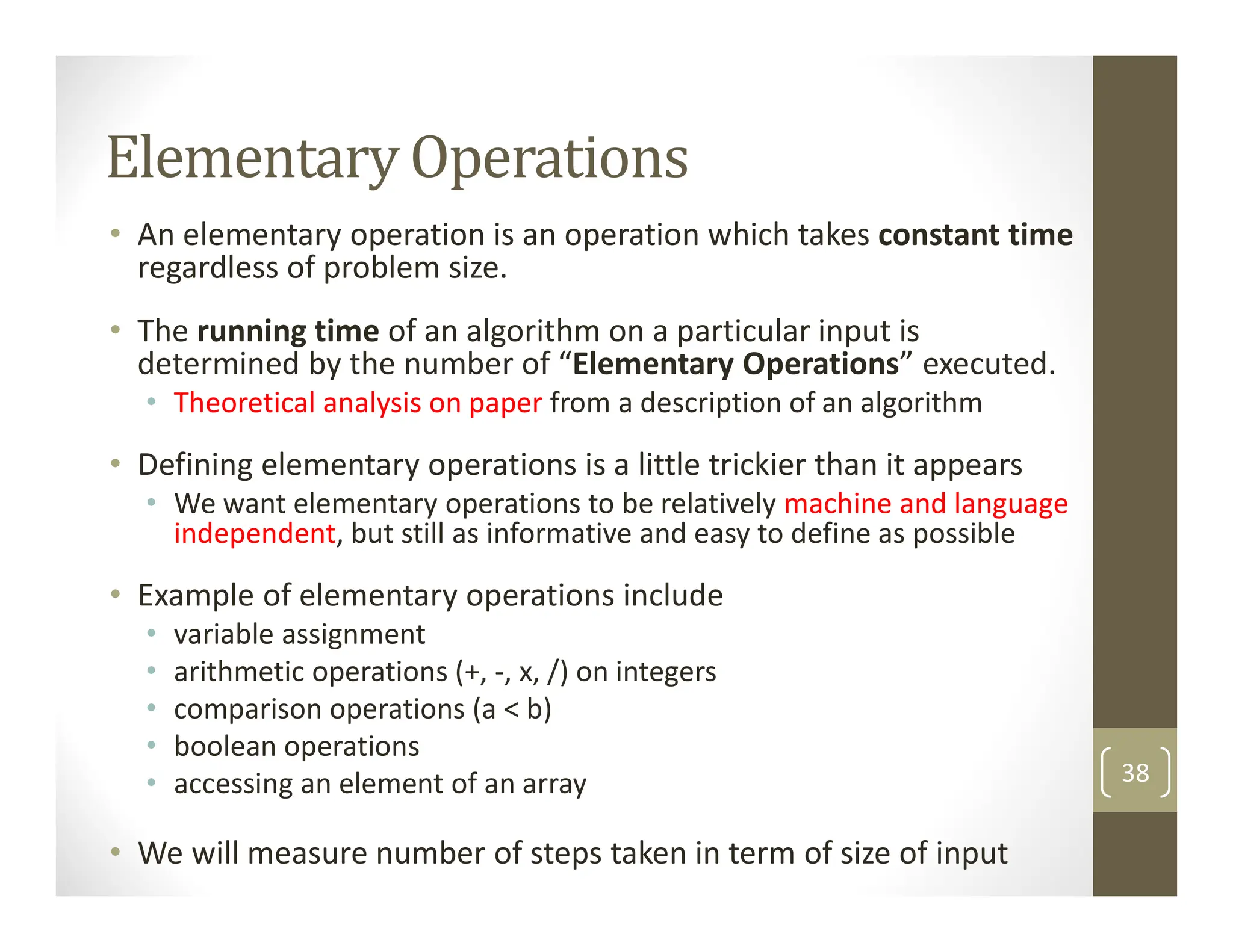 Introduction to analysis algorithm in computer Science | PPT
