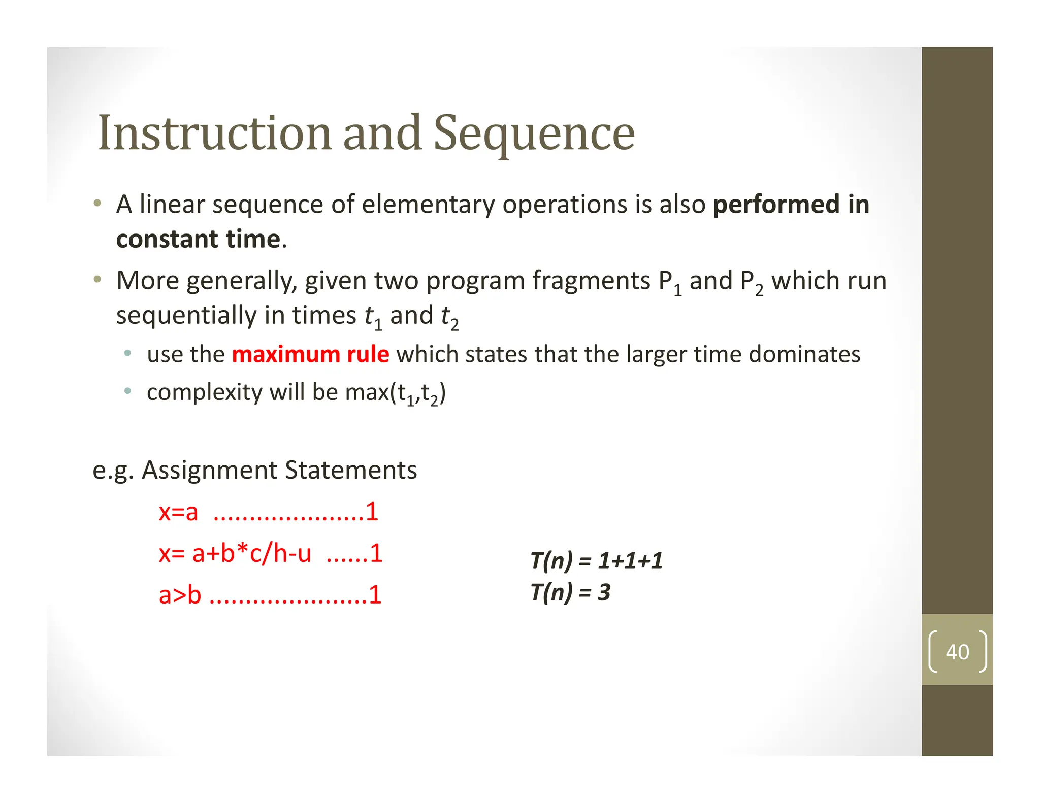 Introduction to analysis algorithm in computer Science | PPT