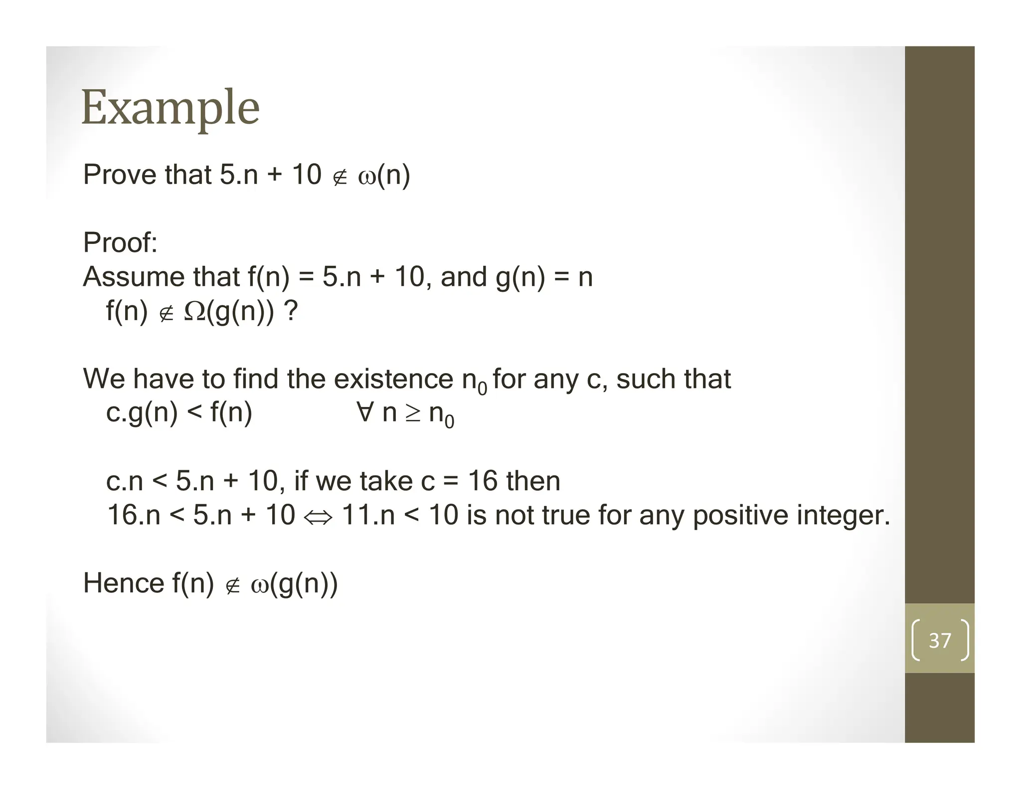 Introduction to analysis algorithm in computer Science 2 | PPT
