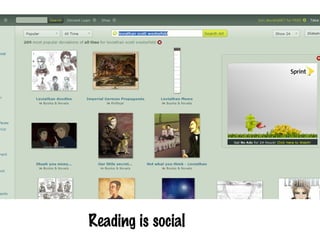Reading is social