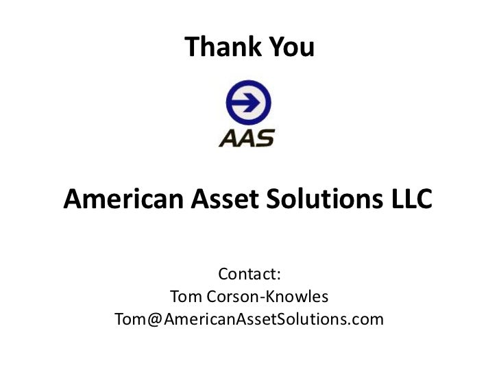 american asset solutions pitch deck